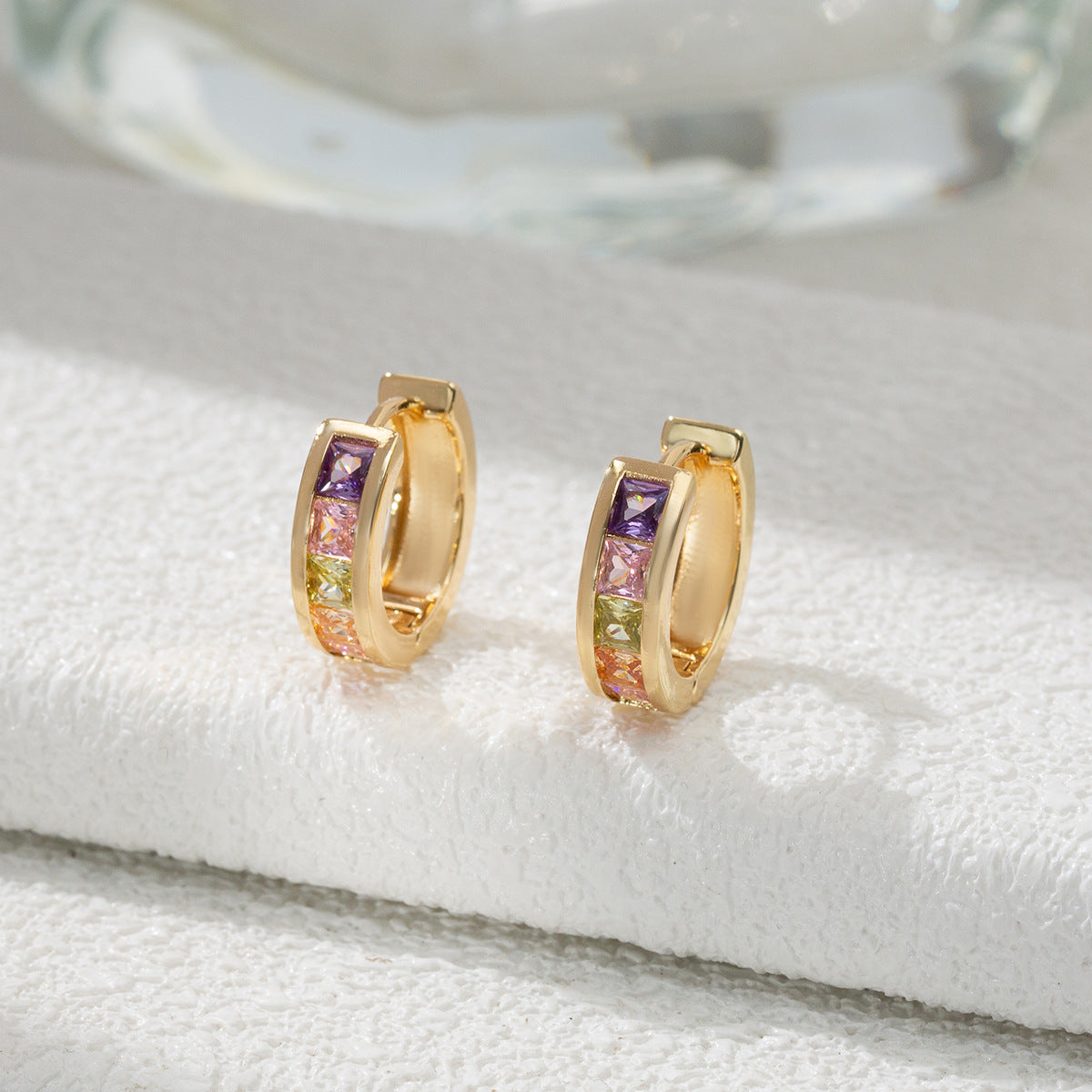 Women's European And American Fashion Cool Zircon Earrings